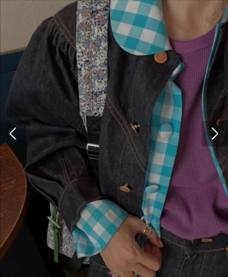 코스모폴리탄줄라이 데님 자켓 이미지