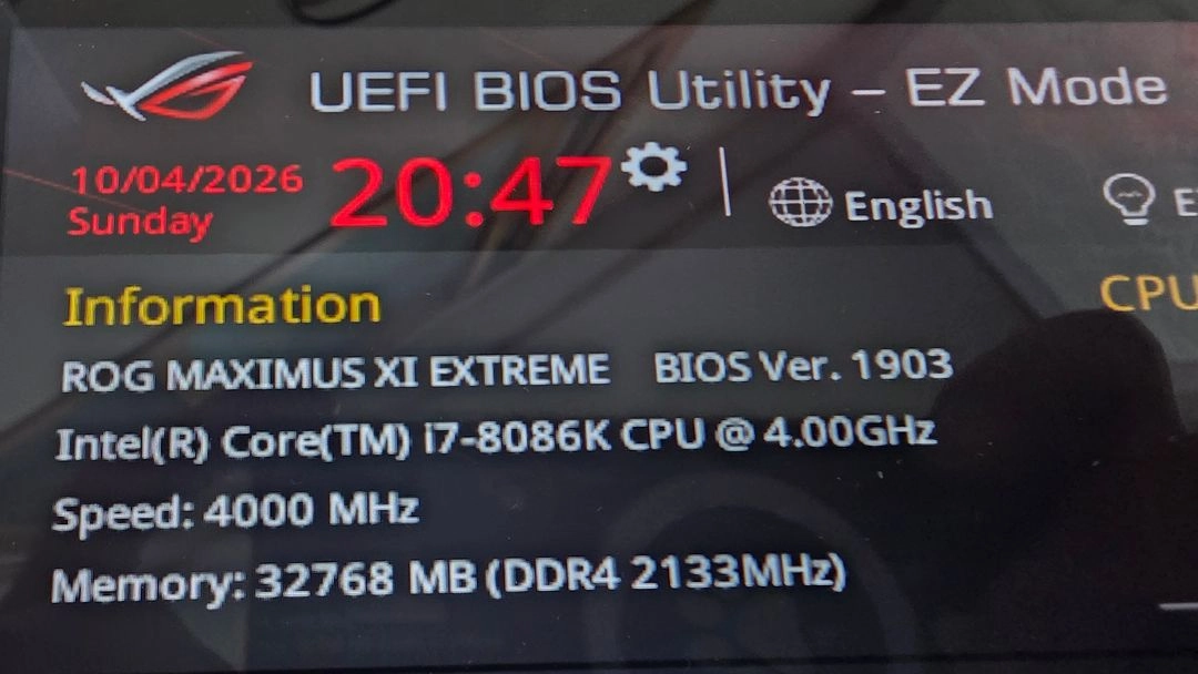 asus rog maximus xi 익스트림+ i7 8086k 세트 이미지