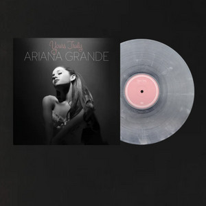아리아나 그란데 yours truly lp (clear & white swirl) 이미지