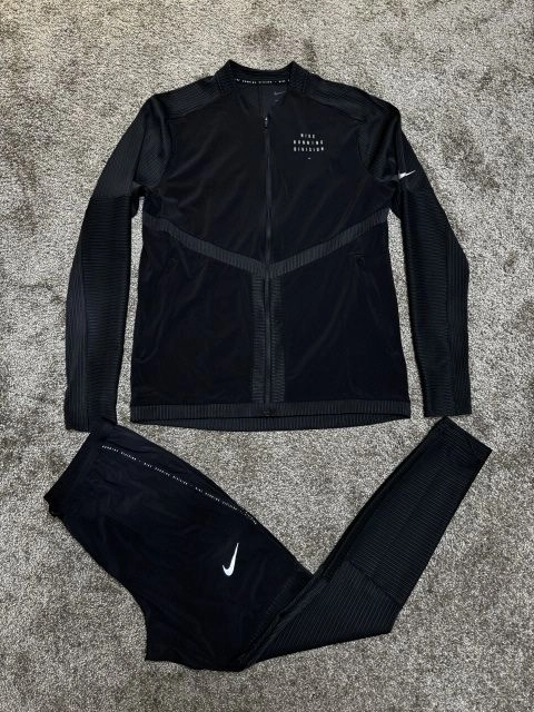 NIKE Black Dri-FIT Run Division Running Jacket&pants 이미지