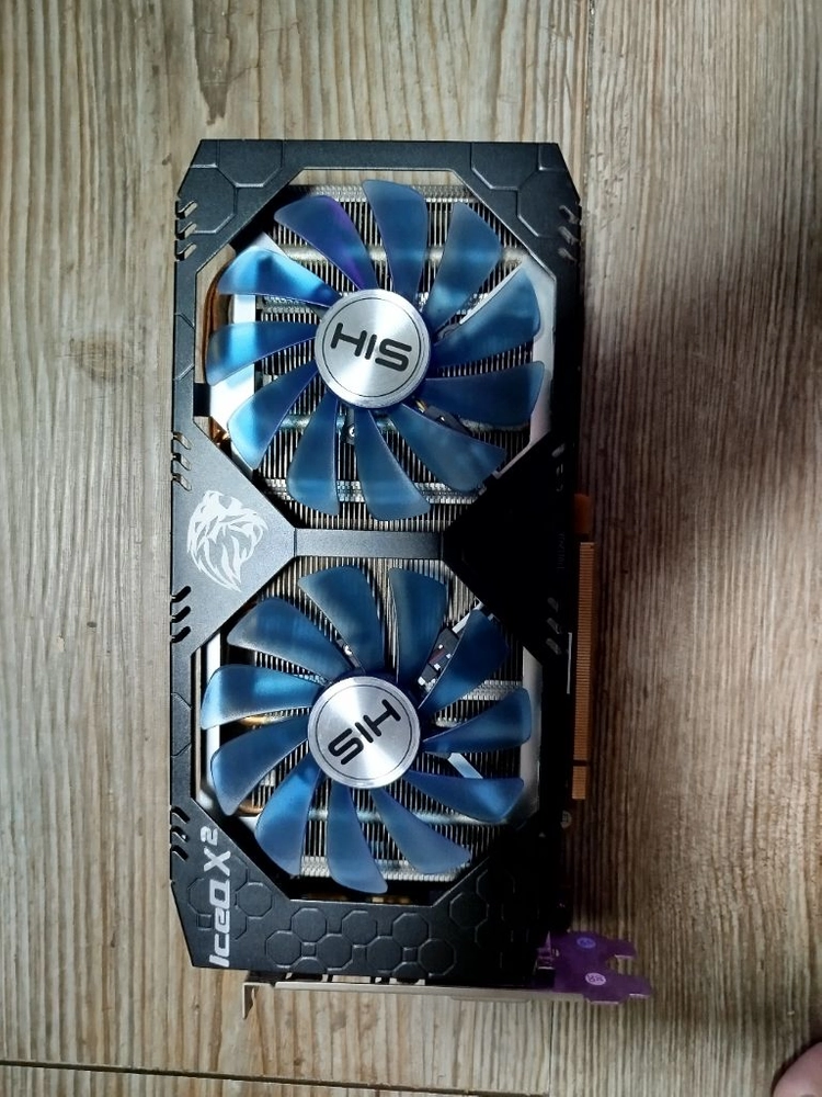 깔끔한 HIS RX580 IceQ X2 그래픽카드입니다. 전주시 이미지