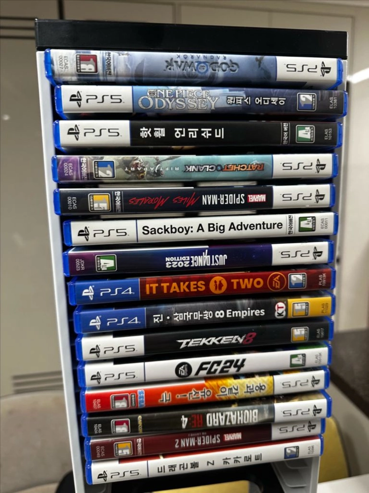 플스5 1218a 디스크에디션 주변기기 일괄 신품급 판매 이미지