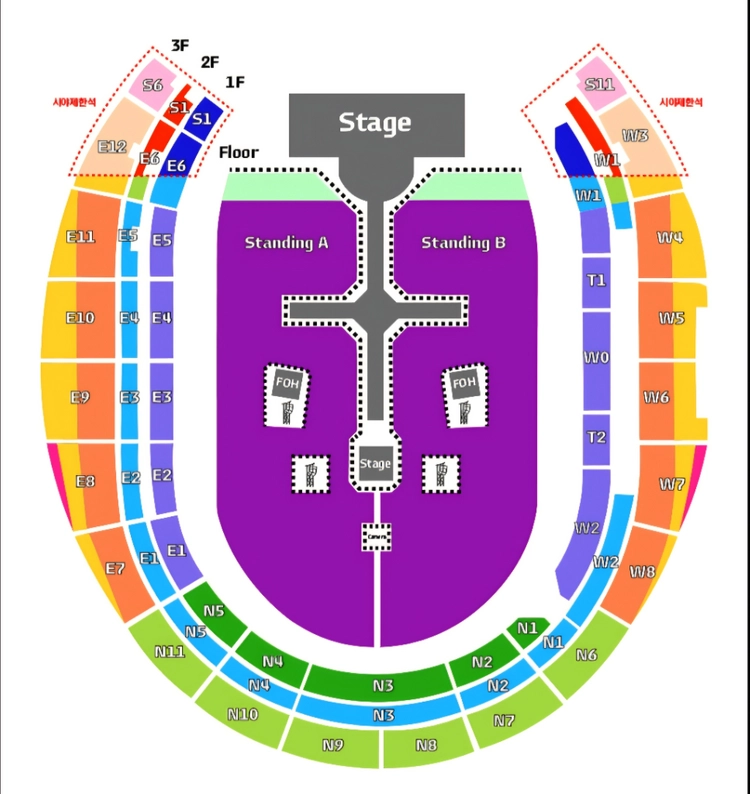 위캔드.위켄드 내한콘서트 10.8(목)지정석A 단석 이미지