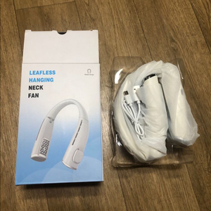 (새상품) 리프리스 휴대용 넥밴드 선풍기(목걸이 선풍기) 이미지