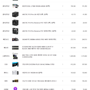 7800x3d 5070 완본체 신품사용 이미지