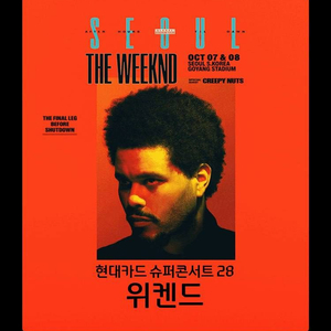 위켄드 지정석 스탠딩 콘서트 이미지
