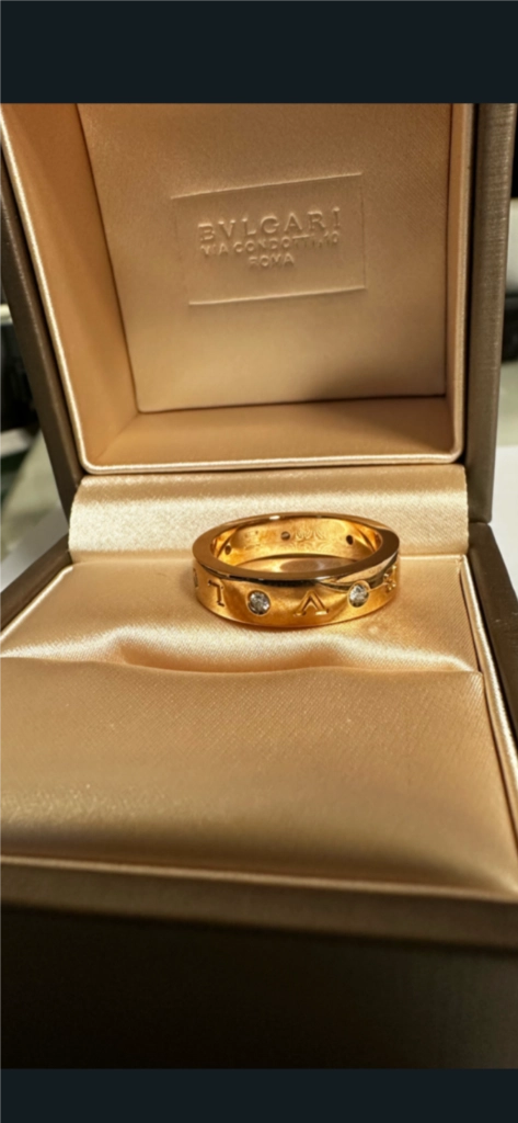 정품 불가리 18K 로즈골드 반지 59호 이미지