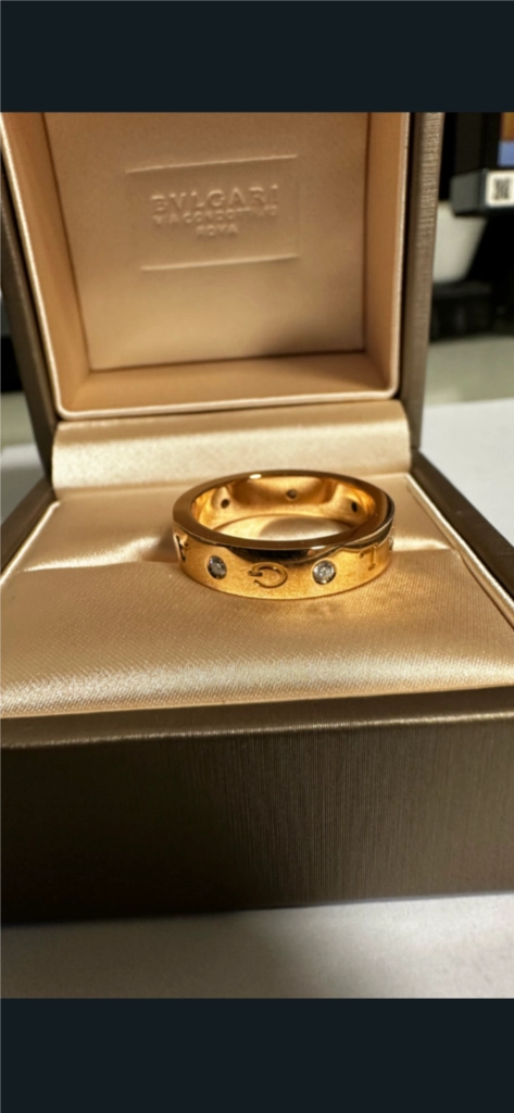 정품 불가리 18K 로즈골드 반지 59호 이미지