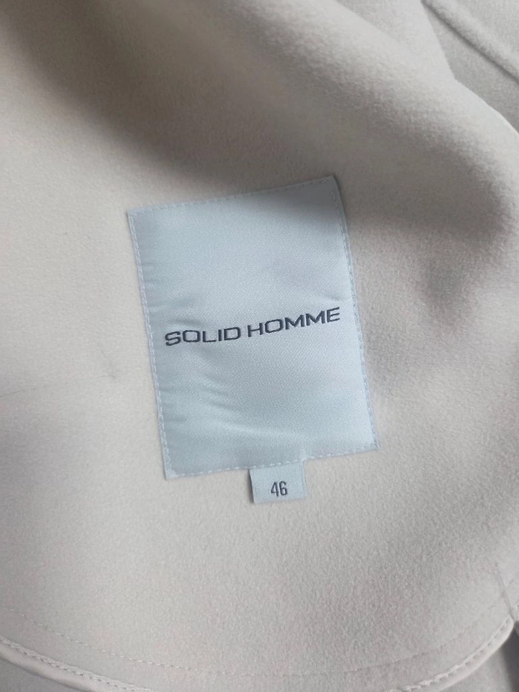 솔리드옴므 후드 롱코트 이미지