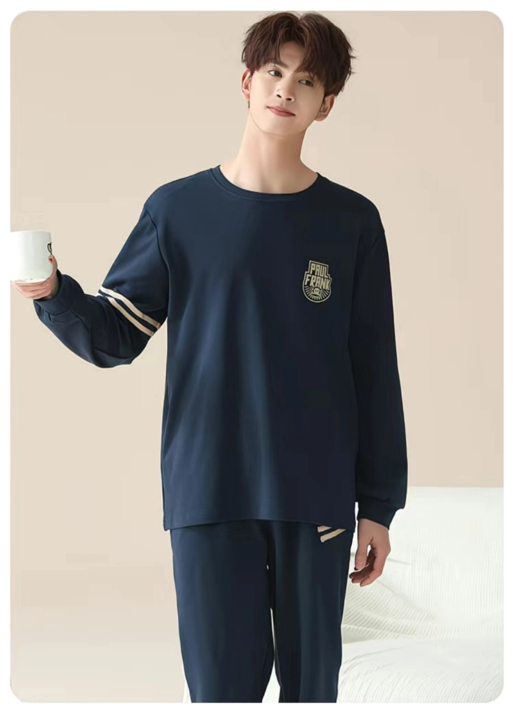 남여공용 홈웨어 상하세트 네이비(새상품) 이미지
