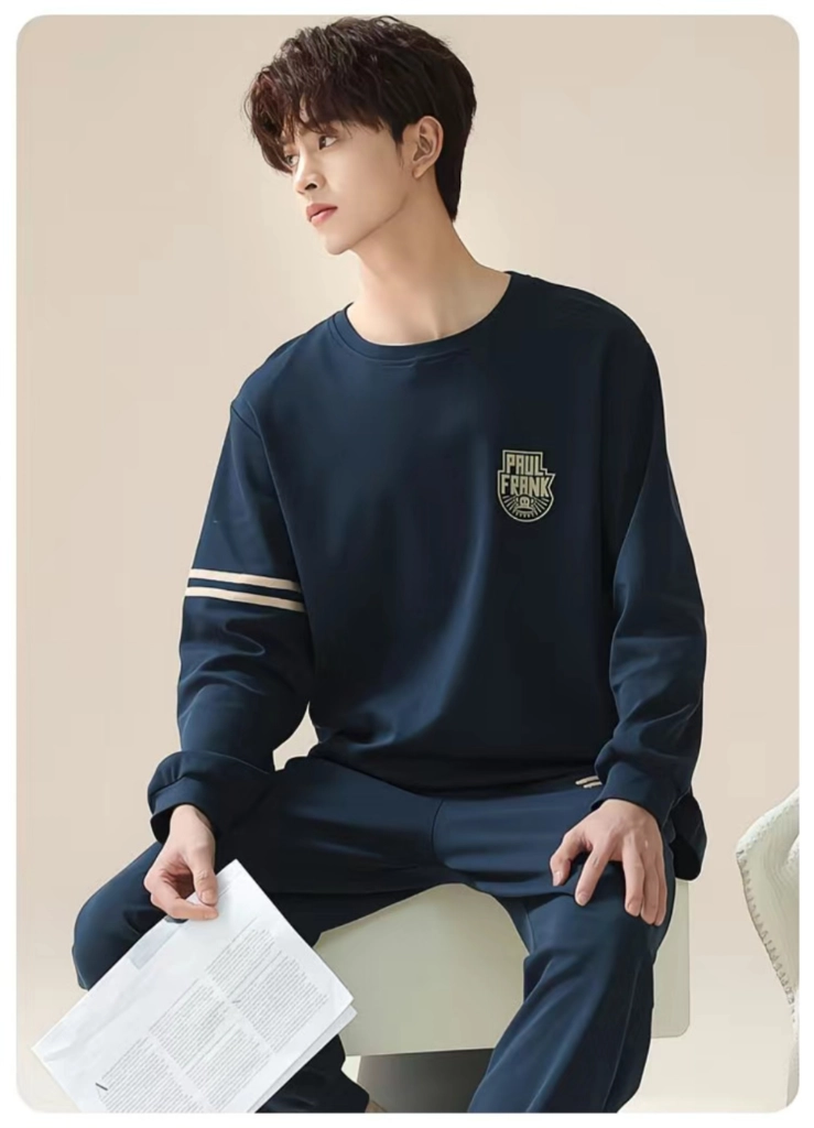 남여공용 홈웨어 상하세트 네이비(새상품) 이미지