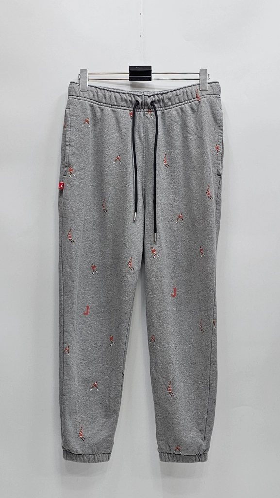 NIKE 21FW 나이키 조던 에센셜 홀리데이 플리스 조거 팬츠 / 남 M 그레이 (DH3520-063) 이미지