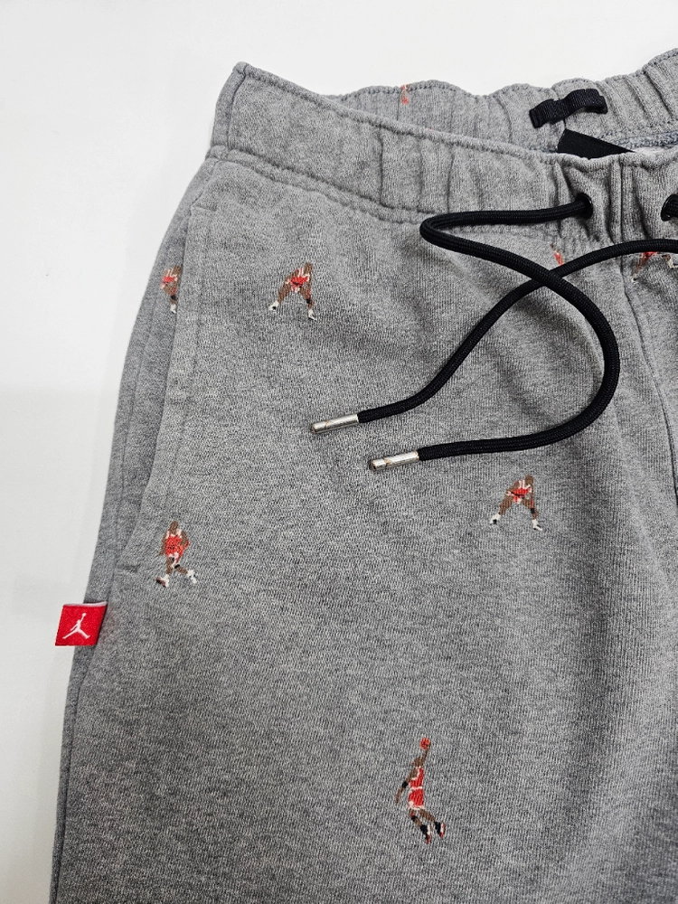 NIKE 21FW 나이키 조던 에센셜 홀리데이 플리스 조거 팬츠 / 남 M 그레이 (DH3520-063) 이미지