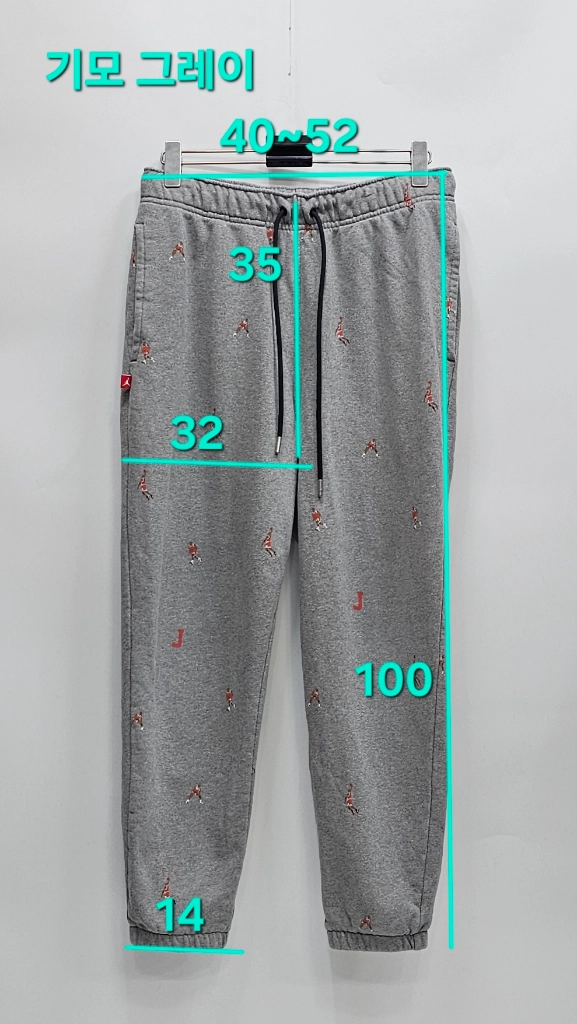 NIKE 21FW 나이키 조던 에센셜 홀리데이 플리스 조거 팬츠 / 남 M 그레이 (DH3520-063) 이미지