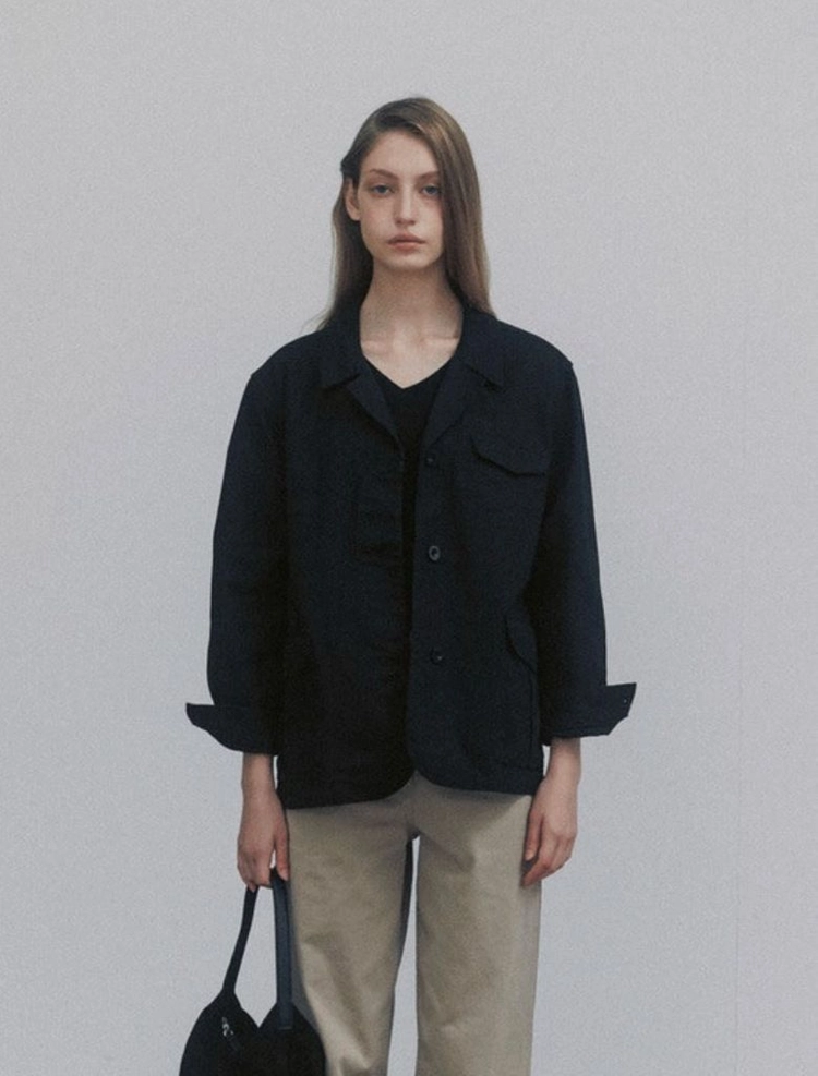 낫띵리튼 Vintage work jacket black 이미지