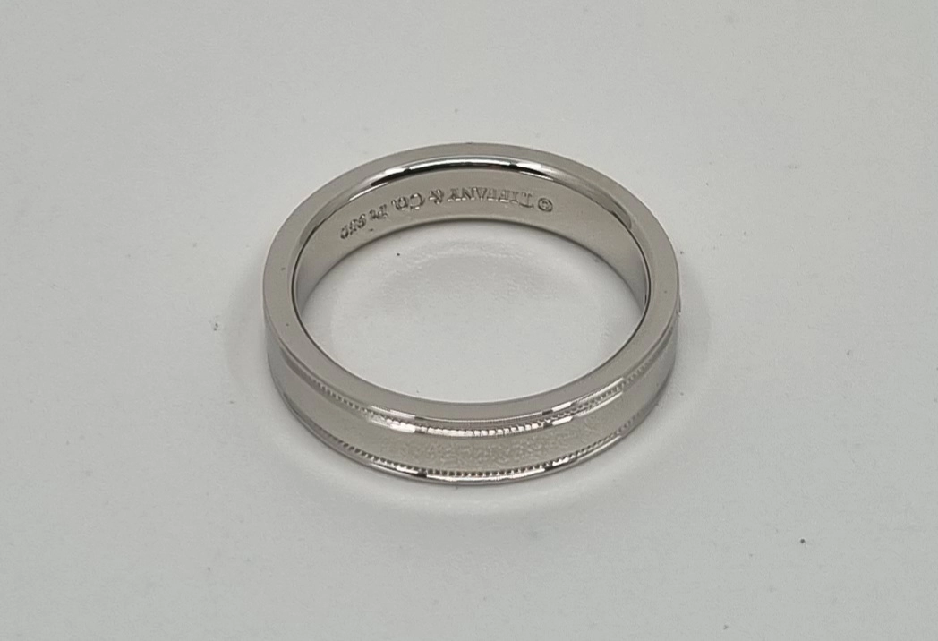 TIFFANY&CO 티파니앤코 밀그레인 플래티늄 9호 이미지