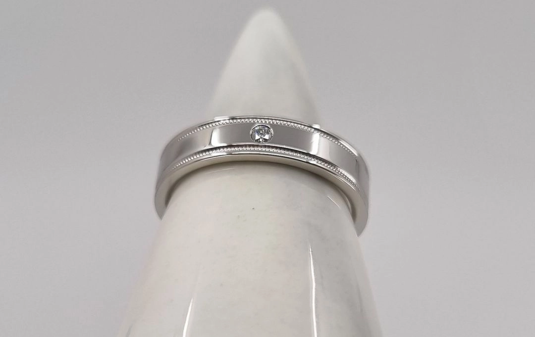 TIFFANY&CO 티파니앤코 밀그레인 플래티늄 9호 이미지