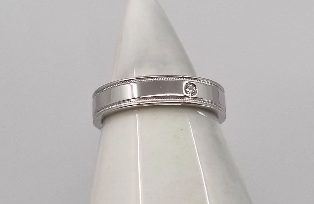 TIFFANY&CO 티파니앤코 밀그레인 플래티늄 9호 이미지