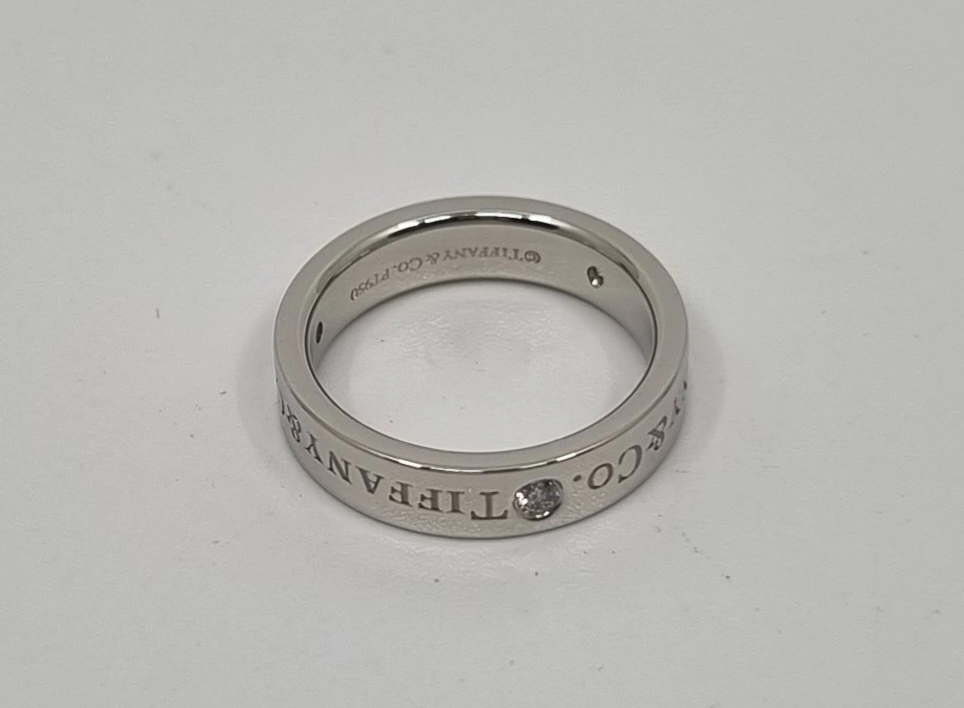 TIFFANY&CO 티파니앤코 밴드링 3다이아 5.5호 이미지