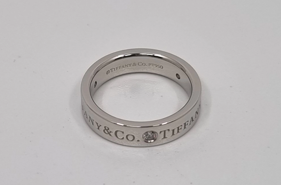TIFFANY&CO 티파니앤코 밴드링 3다이아 5.5호 이미지
