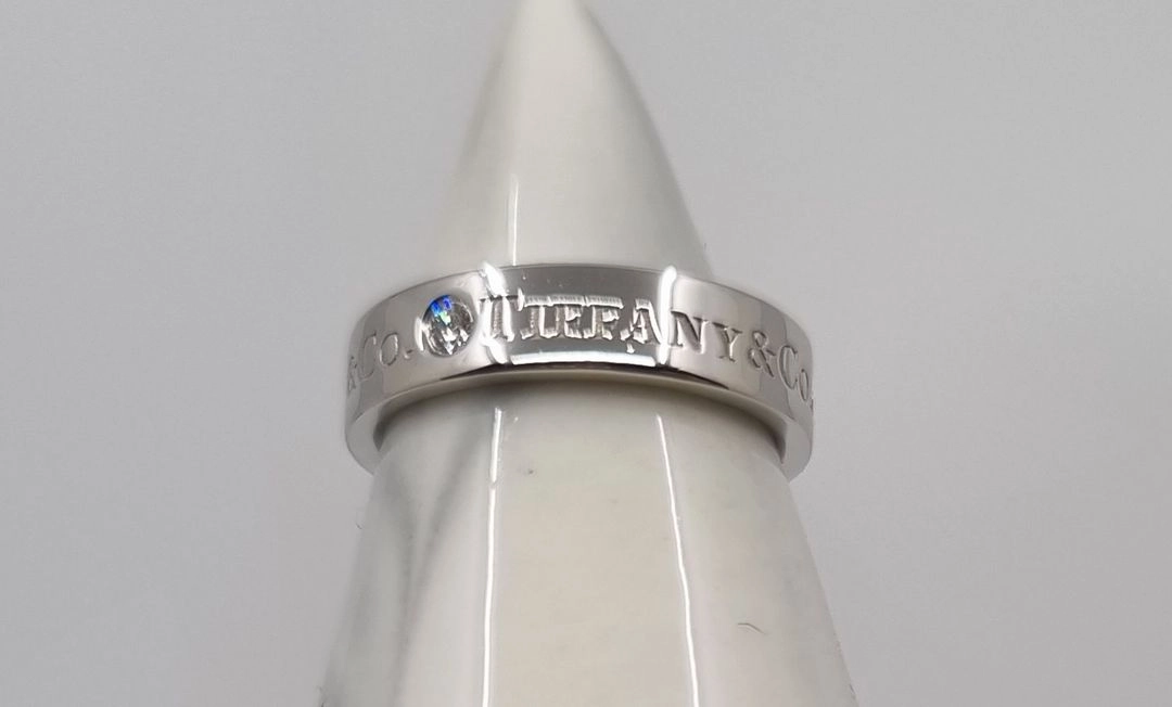 TIFFANY&CO 티파니앤코 밴드링 3다이아 5.5호 이미지