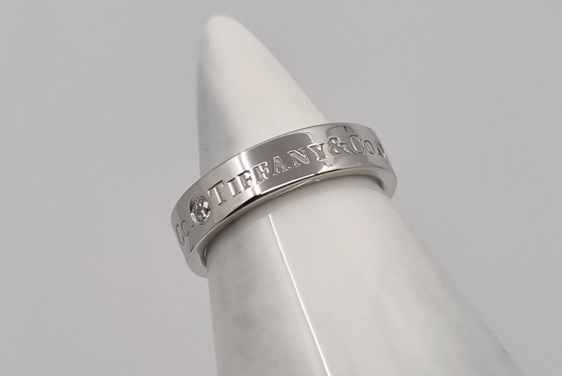 TIFFANY&CO 티파니앤코 밴드링 3다이아 5.5호 이미지