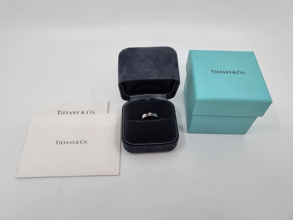TIFFANY&CO 티파니앤코 밴드링 3다이아 5.5호 이미지
