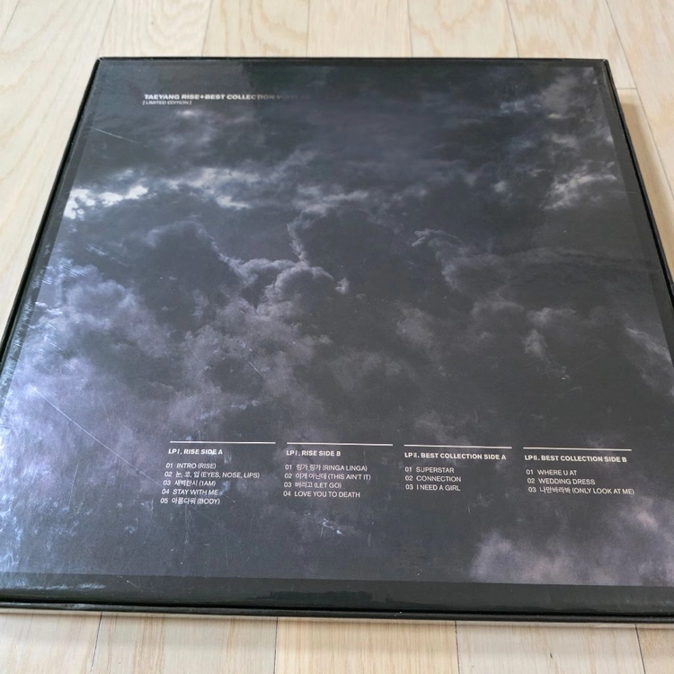 빅뱅 태양 RISE+베스트 컬렉션 한정반 2LP 이미지