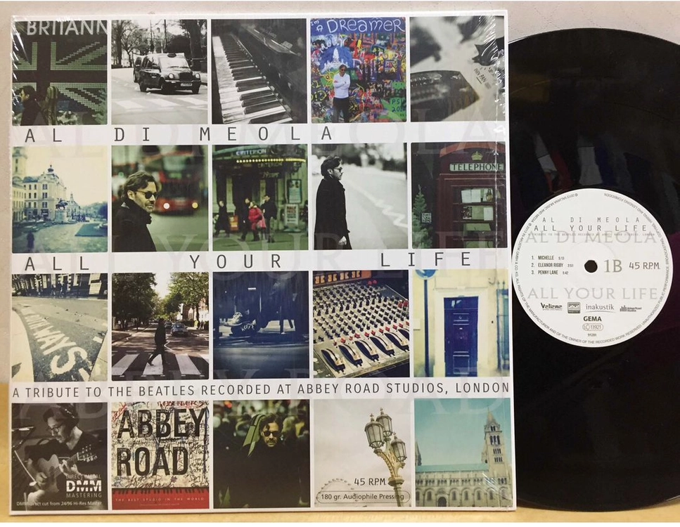 LP ; al di meola - all your live, tribute bealtes 알 디 메올라 비틀즈 재즈 이미지