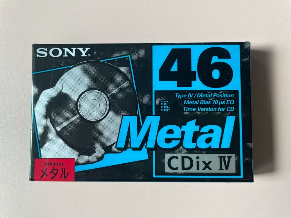 SONY 메탈 CDix4 카세트테이프 (미개봉) 이미지