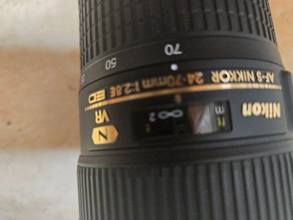 니콘 af-s 24-70mm f2.8ed vr 렌즈팝니다. 이미지