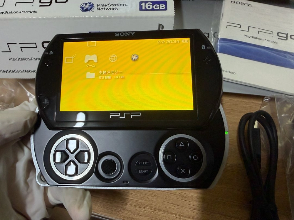 소니 psp go 블랙 S급 이미지