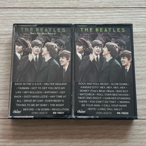 비틀즈 The Beatles Rock N Roll Music Volume I II 록앤롤 뮤직 카세트 테이프 2개 이미지
