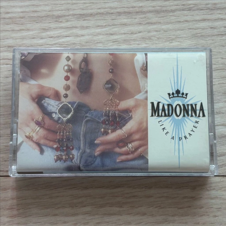 마돈나 Madonna Like a Prayer 라이크 어 프레이어 카세트 테이프 미국반 초판 1989년 앨범 음반 이미지