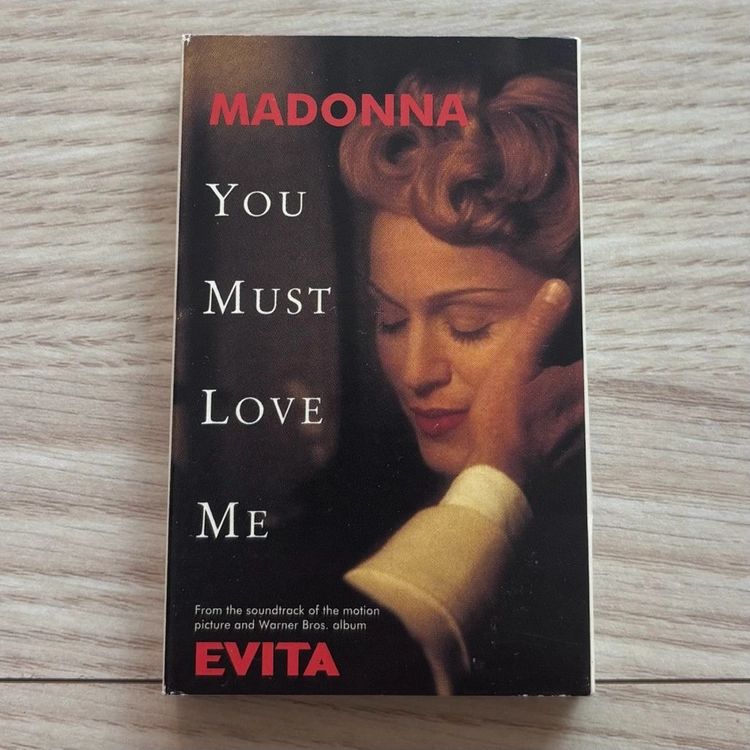 마돈나 MADONNA You Must Love Me 유 머스트 러브 미 카세트 싱글 미국반 1996년 음반 이미지