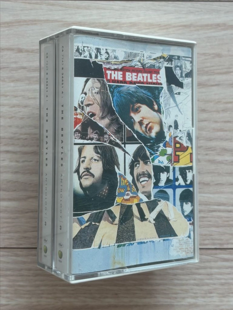 비틀즈 THE BEATLES Anthology 3 앤솔로지 3 더블 카세트 테이프 미국반 1996년 앨범 음반 이미지