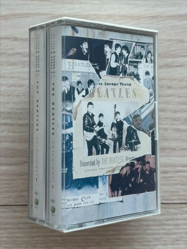 비틀즈 THE BEATLES Anthology 1 앤솔로지 1 카세트 테이프 미국반 1995년 더블 카세트 앨범 이미지
