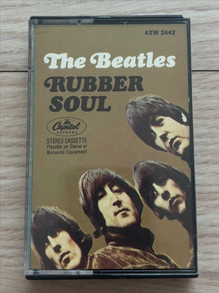 비틀즈 THE BEATLES Rubber Soul 러버 소울 카세트 테이프 미국반 1978년 앨범 음반 이미지