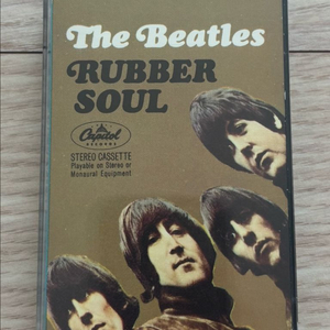 비틀즈 THE BEATLES Rubber Soul 러버 소울 카세트 테이프 미국반 1978년 앨범 음반 이미지
