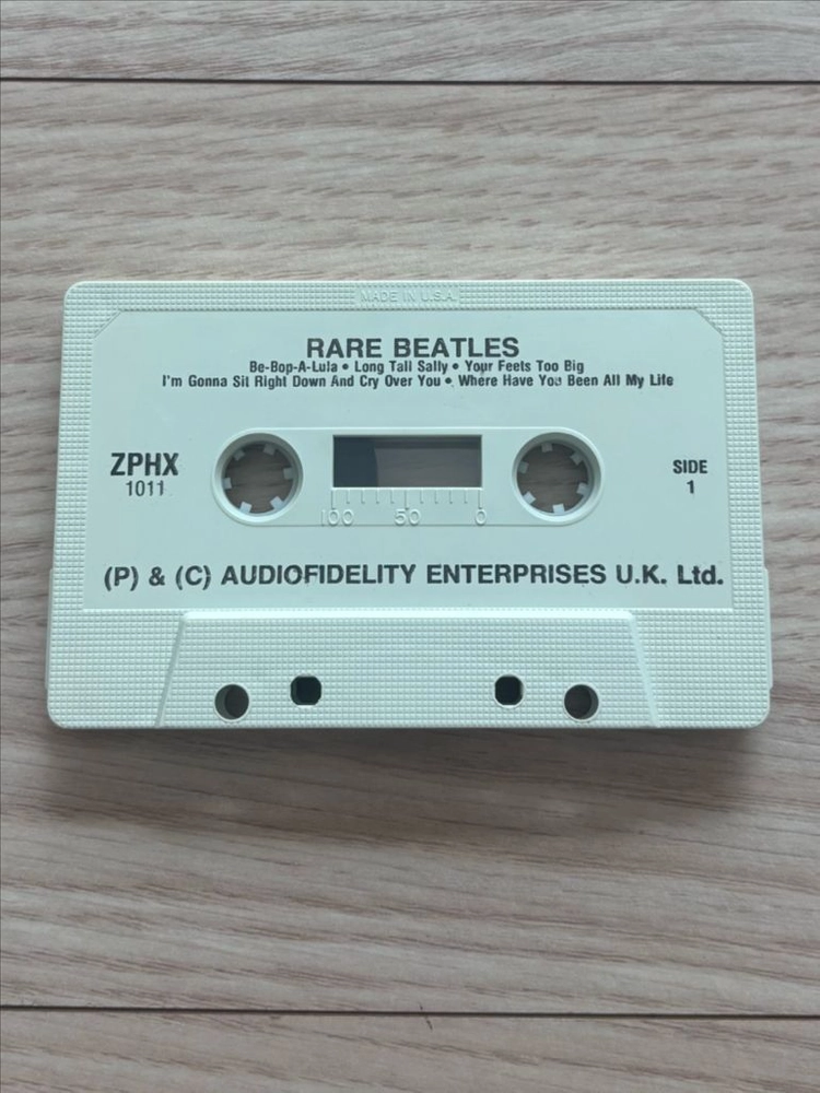 비틀즈 THE BEATLES Rare Beatles 레어 비틀즈 카세트 테이프 영국반 1981년 앨범 음반 이미지