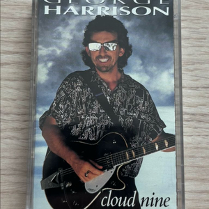조지 해리슨 GEORGE HARRISON Cloud Nine 카세트 테이프 미국반 1987년 앨범 음반 비틀즈 이미지
