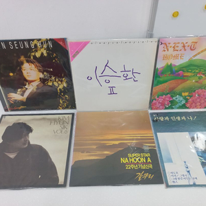 가요 lp 6장 신승훈 이승환 넥스트 김현식 나훈아 조용필 이미지