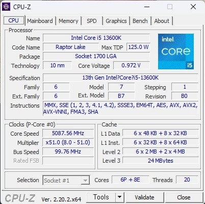13600K CPU + MSI PRO B760M-A DDR4 II 메인보드 팝니다 이미지