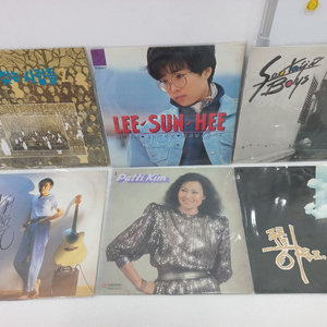가요 lp 6장 이선희 김종서 패티김 푸른하늘 서태지와아이들 노래를찾는사람들 이미지