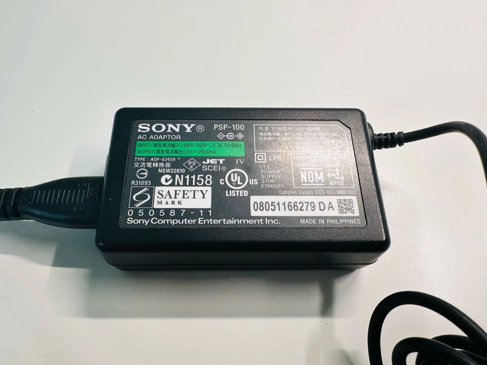 소니 PSP-100 정품 AC 어뎁터 220V 충전기 세트 판매 (1005,3005) 이미지