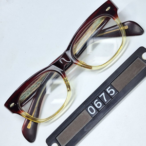 미즈노 MIZUNO A-117 안경테 안경 46mm 뿔테 고밀도 플라스틱 여성용 일본 빈티지 레트로 클래식 앤틱 이미지