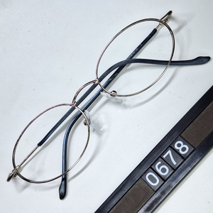 YL-370 오벌형 안경테 안경 51mm 일본 빈티지 레트로 클래식 패션 아이웨어 Y2K 아메카지 스트릿 유니크 이미지