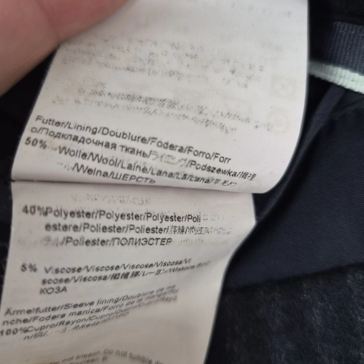 [휴고보스 / BOSS] 워터프루프 싱글 맥코트 / 트렌치코트 (DE 46 / US 36R) 이미지