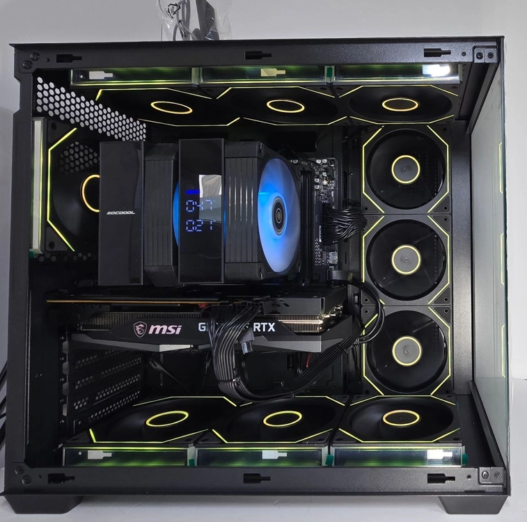 (새제품 반본체 공랙 블랙)9800X3D, 32GB, 1000W, 공랭최강, 방송게이밍컴퓨터본체 이미지