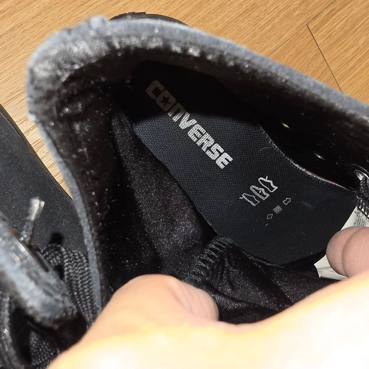 컨버스 올스타 하이탑 블랙 유럽230 스웨이드 이미지